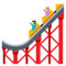 Roller Coaster emoji on Emojione
